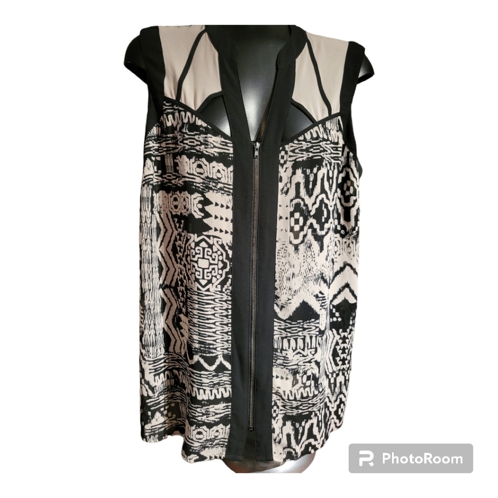 Sheer sleeveless